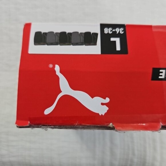 Puma 5 Pack Boxer Briefs Men's L (36-38) Grey Black Tag Free Fast Dry Stretch - Picture 11 of 11